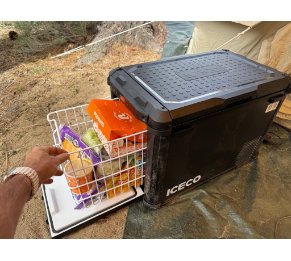 ICECO VL45 PLUS First 3-Way Access Portable Freezer – מקרר מקפיא נייד 42 ליטר עם מדחס SECOP גרמני 5 שנים אחריות