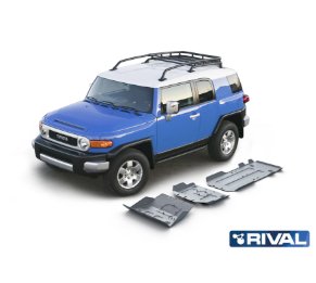 מיגון תחתון 3 חלקים 6MM לטויוטה  FJ  2003-2009 Rival