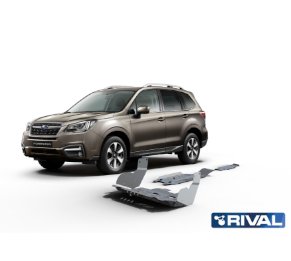 מיגון תחתון  4MM Forester סוברו פורסטר Rival 2013-2018